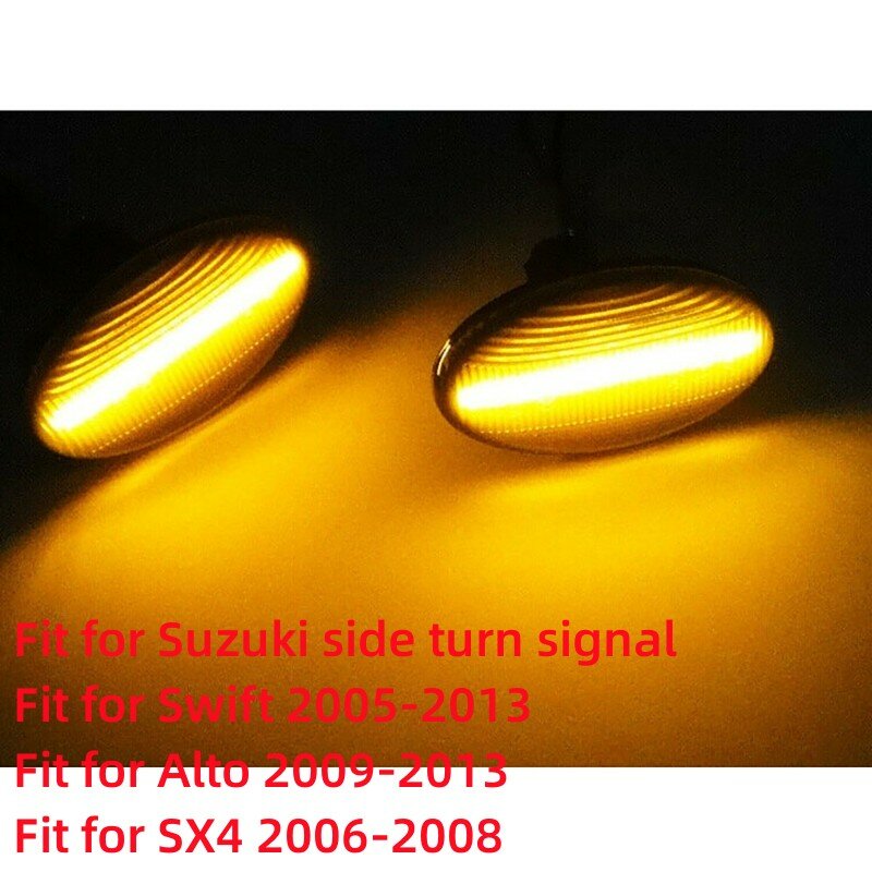 Clignotant latéral LED pour voiture, 1 paire, clignotant, indicateur, pour Suzuki Swift/VOLVO/Subaru Impreza/MAZDA/Peugeot