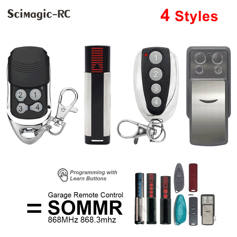 SOMMER 4020 TX-03-868-4 Пульт дистанционного управления 868,8 МГц Ручной передатчик Slide 4 кнопка