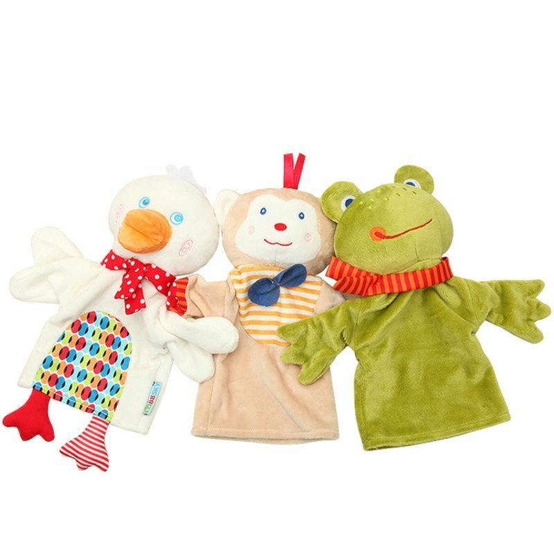 2023 Hot Puppet kids hand puppet stuffed toy fingers Animal Hand Puppets Educational Toy Children Teaching Aids Story Props