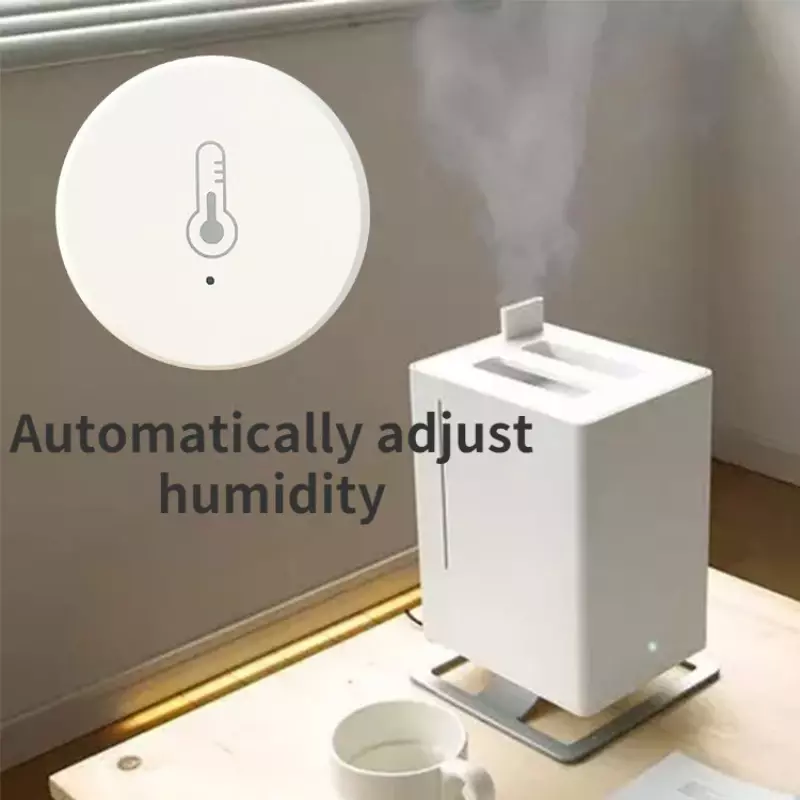 Tuya ZigBee 3.0 czujnik temperatury i wilgotności działa z inteligentnym sterowaniem Alexa Google Home Smart Life/Tuya App