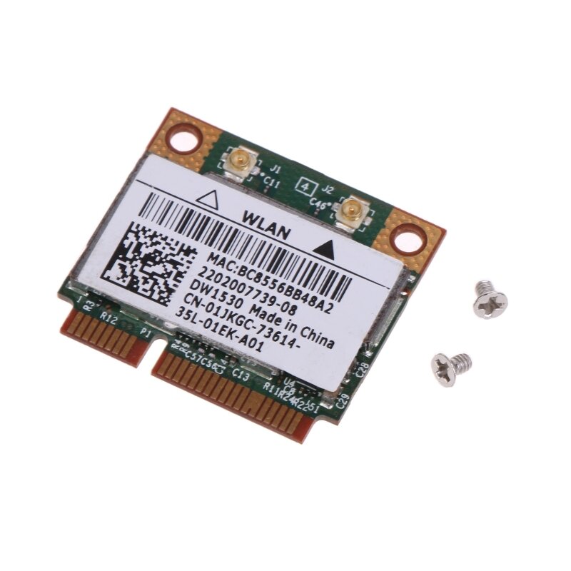 Cartão sem fio para Dell, Mini PCIe, 2 bandas, BCM43228HM4L, DW1530, 2.4G, 5G, Drop Ship