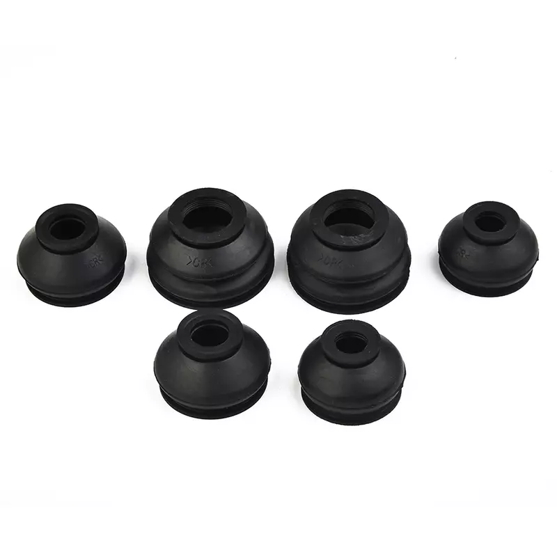 Ball Joint Dust Boot Covers Flexibility Minimizing Wear Replacing High Quality Part Replacement 6pcs Practical