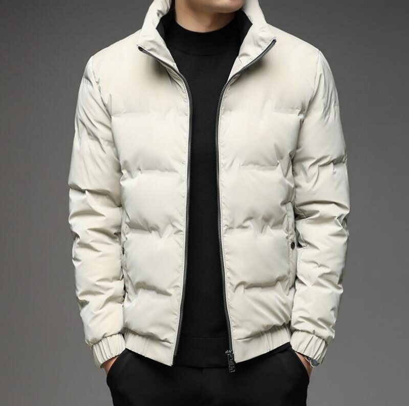 Парка мужская утепленная, теплая ветрозащитная куртка, модная повседневная верхняя одежда, пальто, на осень-зиму