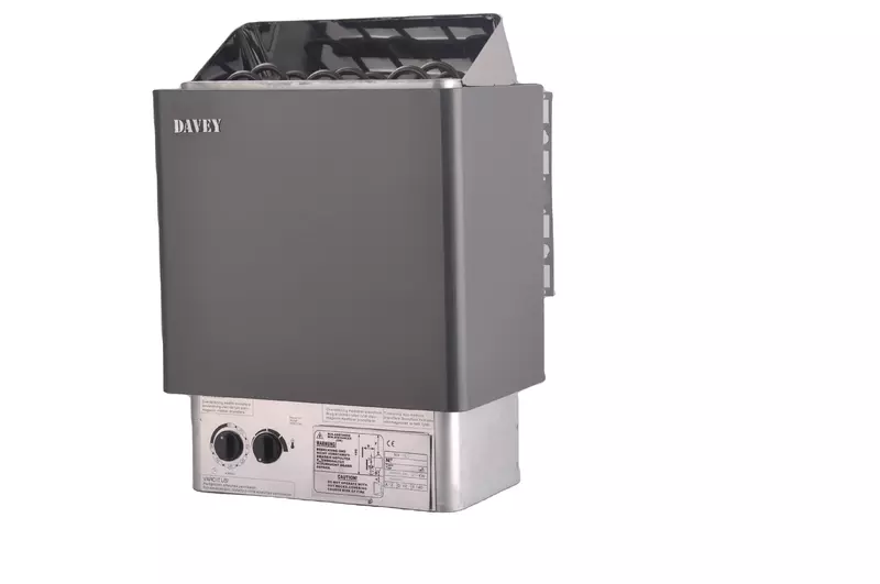 Riscaldatore per Sauna a vapore secco più venduto attrezzatura per bagno turco e riscaldatori per Sauna sicuri controllo esterno moderno DAVEY,DAVEY SCA-60NS 6kw