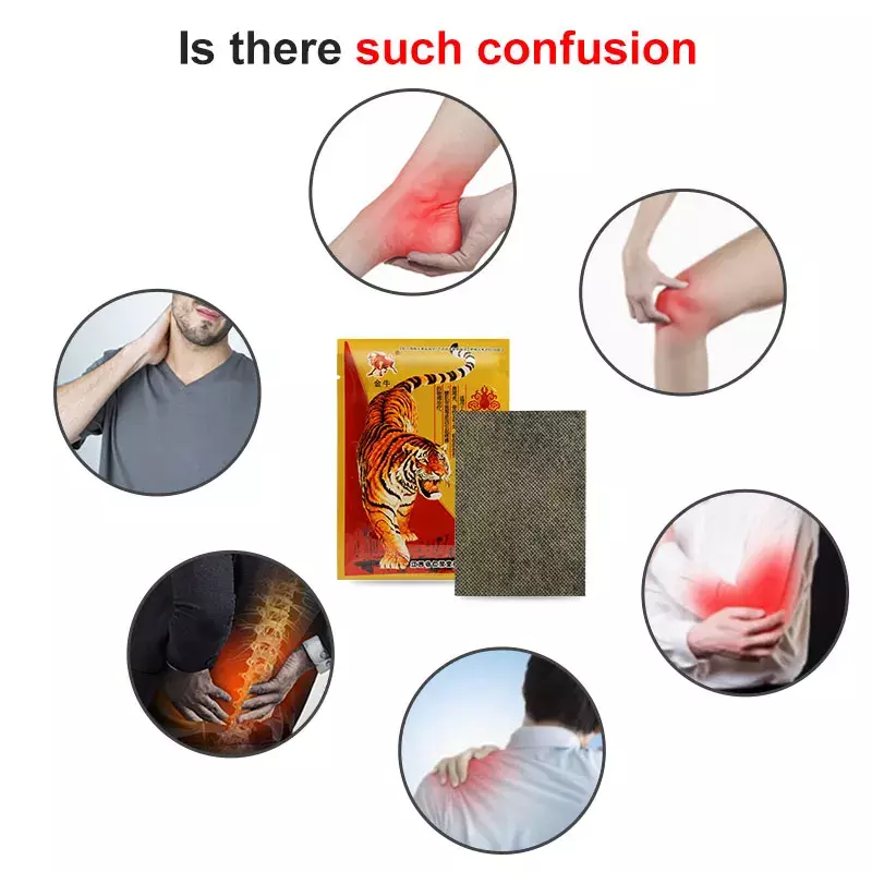 80pcs Tiger Balm Analgesic Patch Effective Joint Arthritis Rheumatoid Pain Relief Plaster Muscle Sprain Medicine Sticker