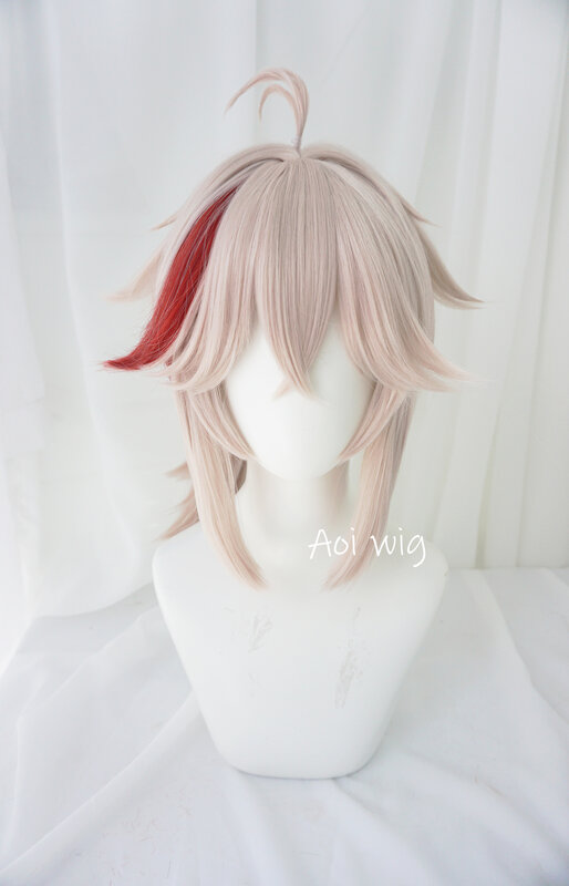 Длинный волнистый парик для косплея с особенностями для персонажей Genshin Impact