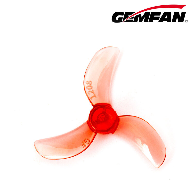 8PCS/Lot GEMFAN 1208-3 31MM TRI BLADE 0.8MM 1MM 1.5MM SHAFT (4CW+4CCW) POLY CARBONATE Micro Propellers for 0802 25000kv Motor