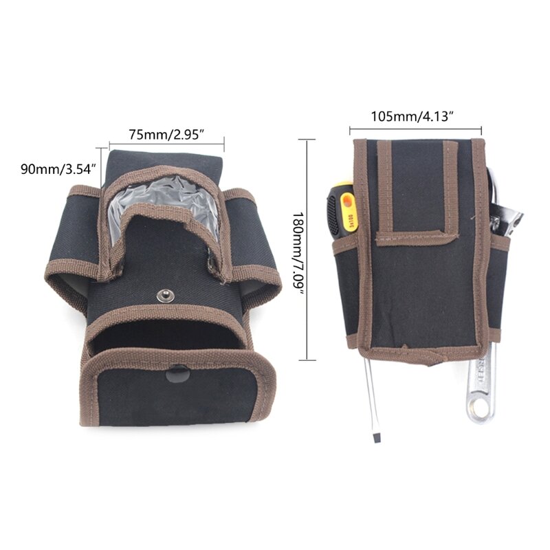 Multifunctional Belt Bag Portable Cleaning Tool Belt with Pockets Adjustable Dropship