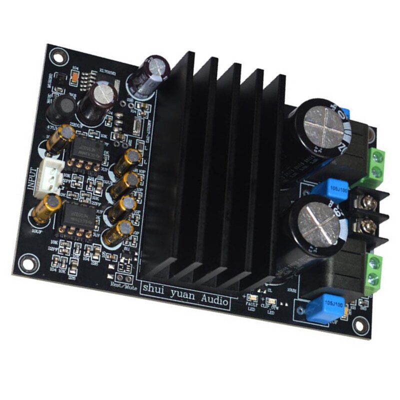 Placa amplificadora TPA3255, respuesta rápida, alta potencia, Plug Play, módulo amplificador de Audio práctico de Metal para altavoz