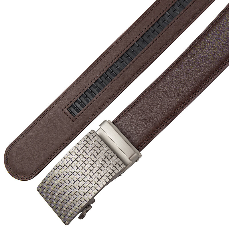 Plyesxale Automatic Buckle Belts For Men Luxury Designer Brand Cowhide Genuine Leather Belt Men Casual cinturon hombre B1529