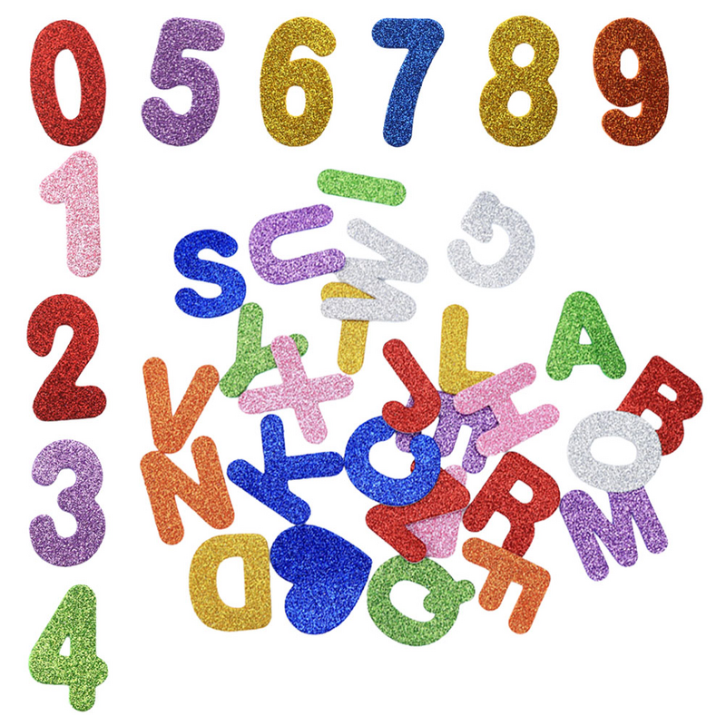 Pegatinas de letras pequeñas del alfabeto, suministros para manualidades, 2 paquetes
