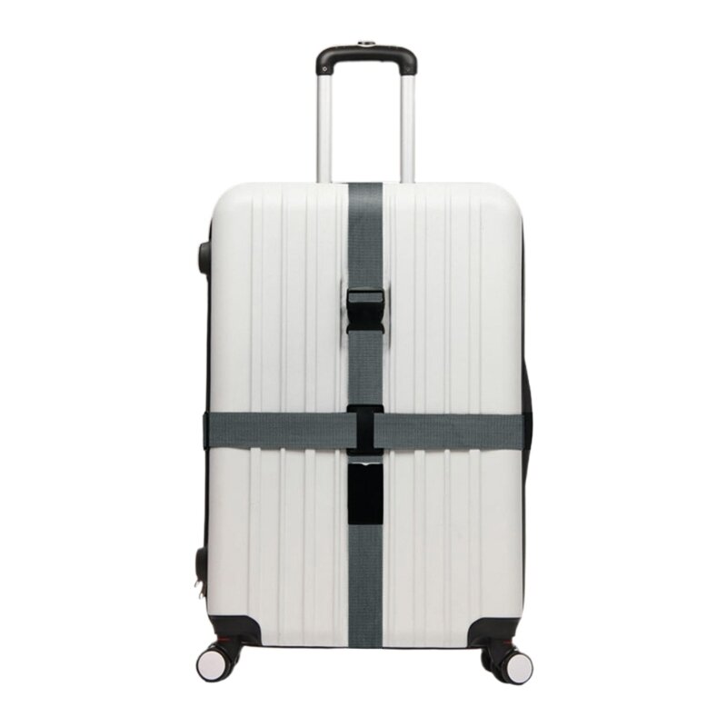 クイックリリースバックル付き荷物ストラップ スーツケースベルト 調節可能なパッキングストラップ 旅行の必需品 - ユニセックス用アクセサリー