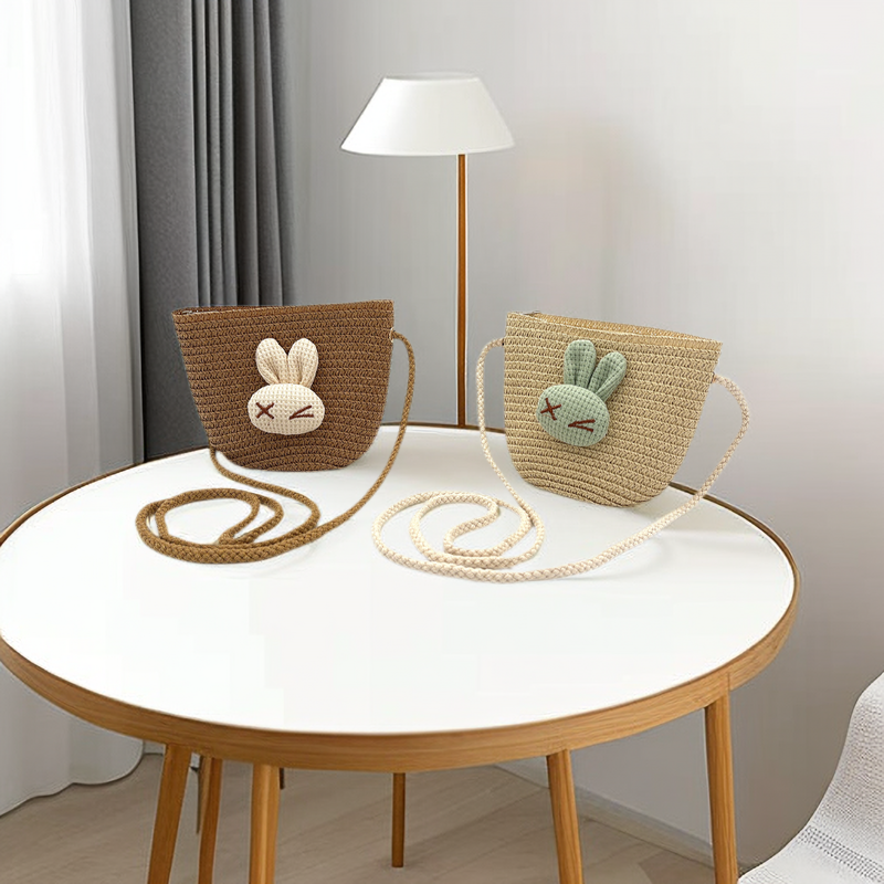 Cute Rabbit Crossbody Bag for Maternity and Infant Children Children's Outing Mini Bag Baby Clothing Accessories Coin Purse