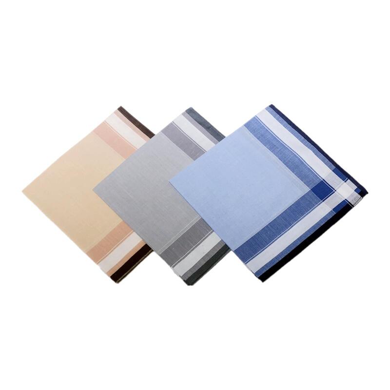 Lenços de algodão para homens, presentes bandanas premium Lenços quadrados de bolso Lenço lenço para festa de terno casual, 40x40cm