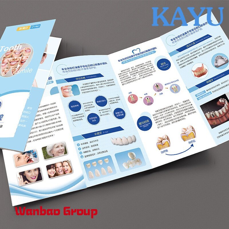 Design personalizado Folheto De Alta Qualidade Folheto De Impressão Panfleto Panfleto De Impressão Offset Folheto Brochura