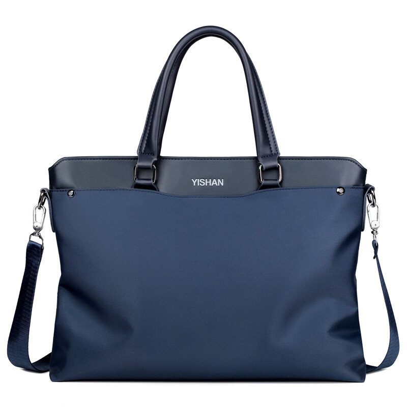 Новая деловая мужская сумка, модная Ручная Сумка для документов, вместительная сумка для ноутбука, мужская сумка-мессенджер через плечо