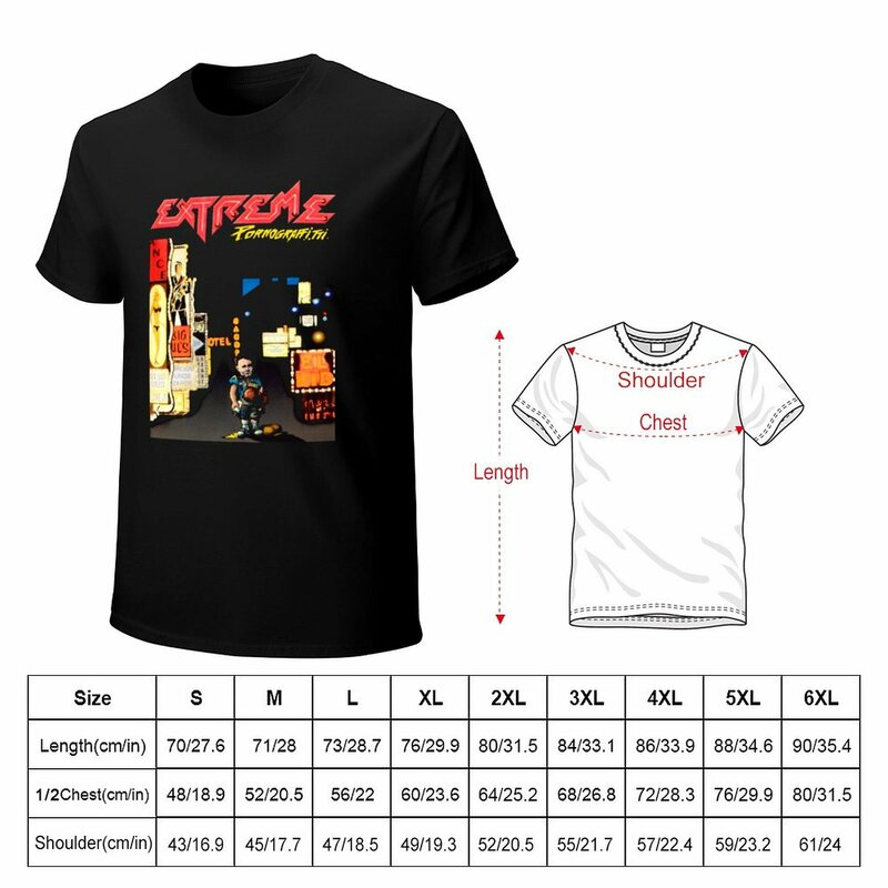 Extreme Band Album For Fans T-Shirt graphics t shirt heavyweight t shirts kawaii clothes workout shirts for men
