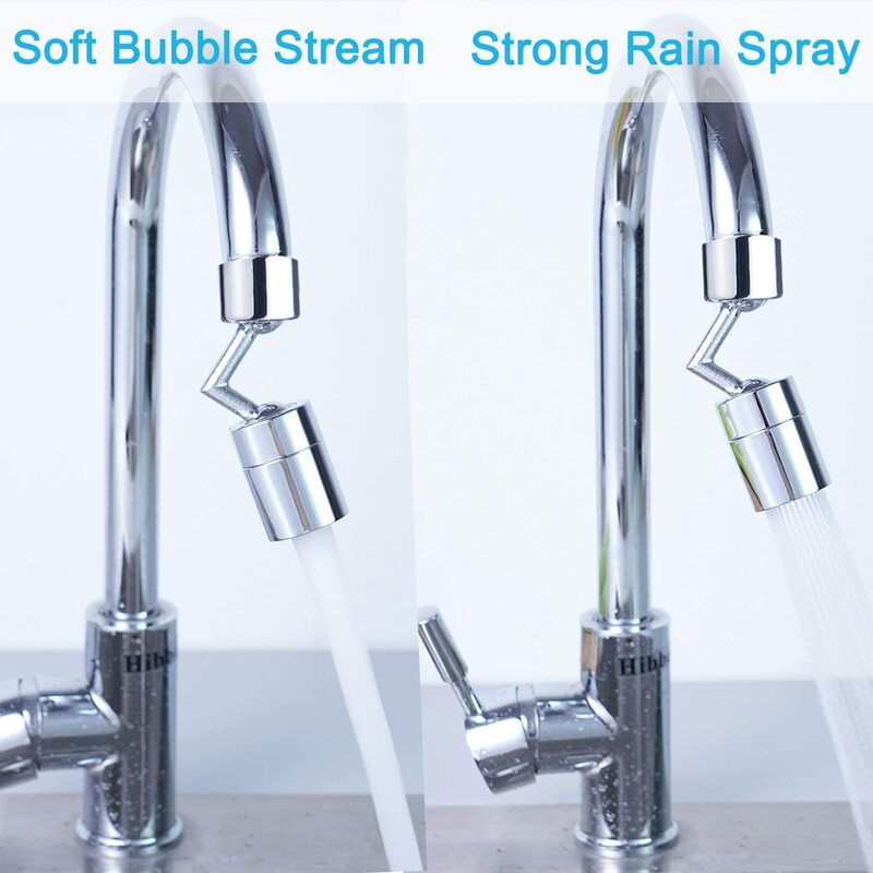 SHAI Universal Splash rubinetto testa di spruzzo rubinetto rotante a 720 gradi filtro acqua gorgogliatore rubinetto aeratore rubinetto della cucina ugello