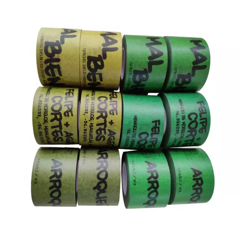 Cinta Washi impresa personalizada, papel adhesivo de crepé, decoración de colores, producto personalizado