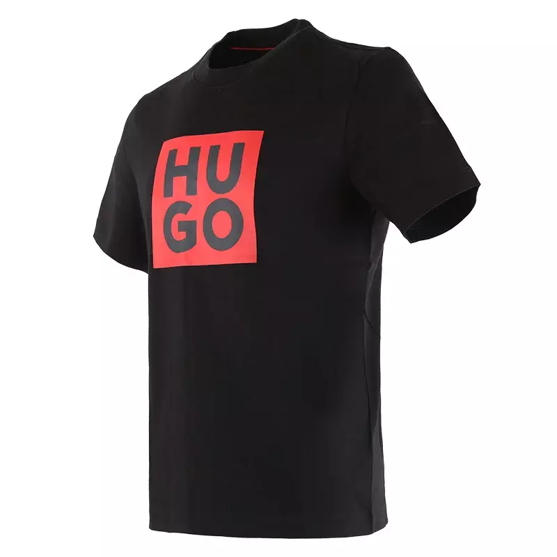 Modieuze Losse Casual T-Shirt Zomer Paar T-Shirt Hugo Baas Heren Bedrukte Grafische Ronde Hals Korte Mouw T Heren Kleding