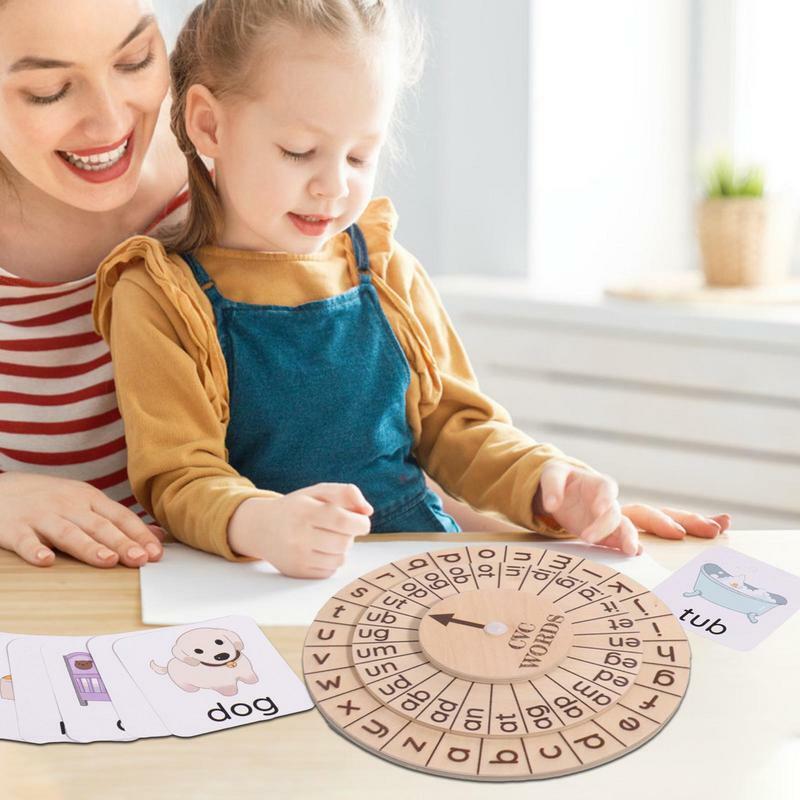 Tarjetas Flash Montessori con forma de letras, juguete de aprendizaje, letras a juego
