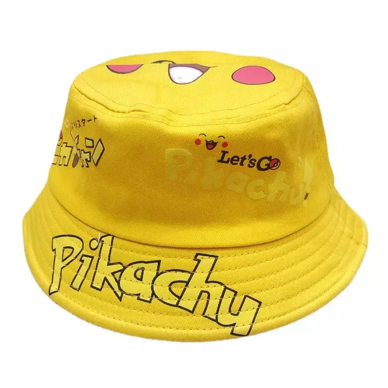 Pokemon Baseball Cap Pikachu Y2k Beach Anime Character Funny Hat Outdoor Sports Sunhat Kawaii Kids Toys Birthday Gift