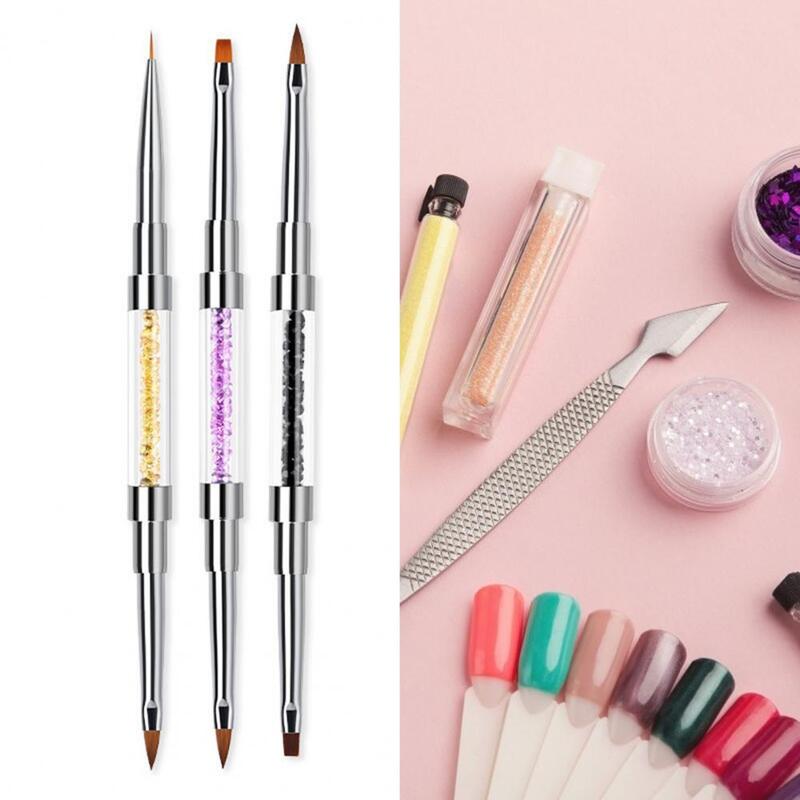 Portable  Delicate Double Headed Line Drawing Manicure Pen Fashion Design Manicure Brush Double Head   for Female