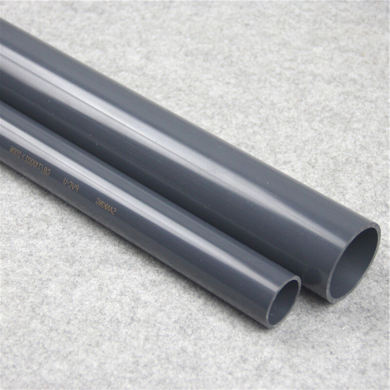 Household Drinking Water Pipe UPVC Plastic Feed Pipe Chemical Pipe for Garden Irrigation Water Pipeline System 50CM