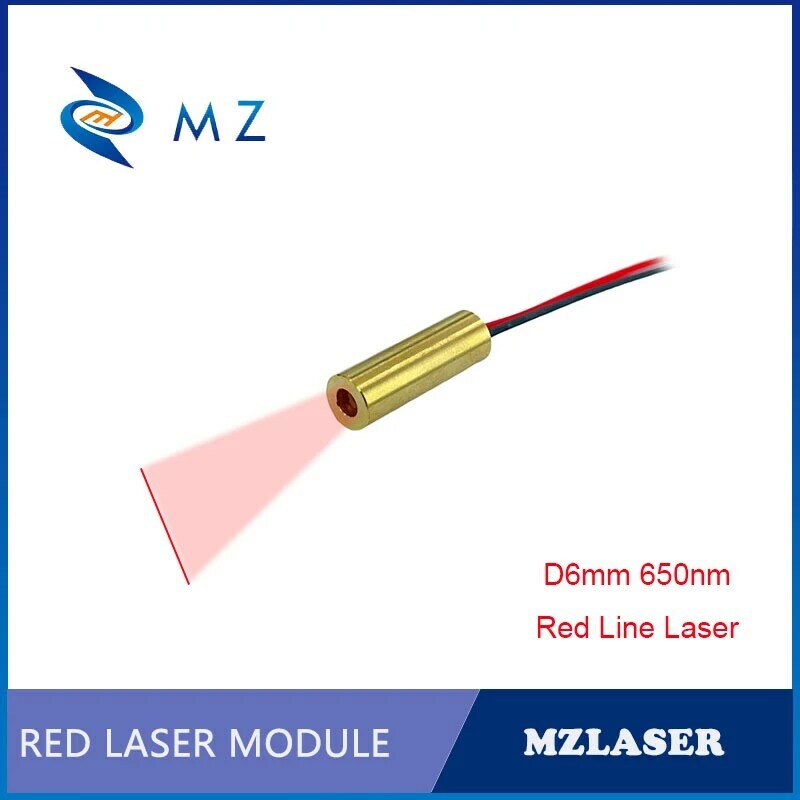 Compatto ad alta stabilità economico D6mm 650nm 0.5mw 1mw 5mw 10mw classe I ~ classe modulo Laser linea rossa grado industriale
