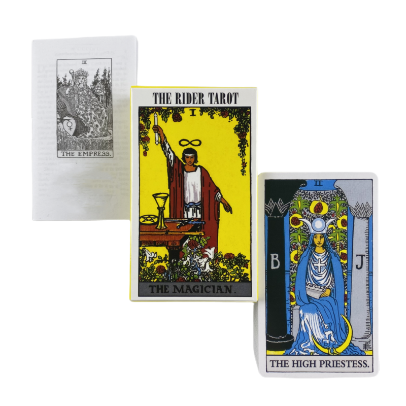 The Rider-cartas de Tarot A 78, baraja con guía de papel, oráculo, edición de adivinación en inglés, juegos de Borad