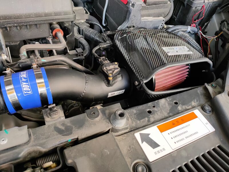 EDDYSTAR-Kit Universal Cold Air Intake para Honda, Air Intake Snorkel, Corrida, Acessório Carro, Desempenho