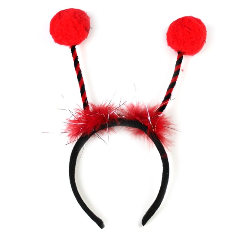 Sweet Cosplay Cartoon Bee Antenna Headband Easter Cosplay Plush Hairband