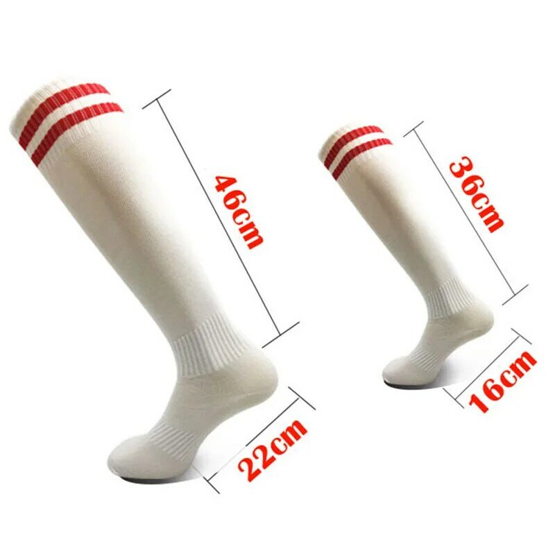 Calcetines deportivos largos hasta la rodilla para niños y adultos, medias tobilleras de algodón y LICRA para fútbol y béisbol, 1 par