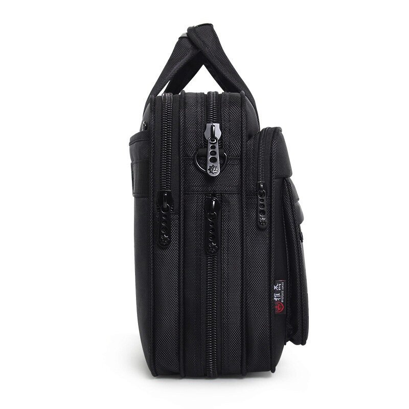 Valigetta da uomo d'affari di moda borsa Oxford di alta qualità borsa per Laptop da 15.6 "borsa a tracolla maschile di grande capacità