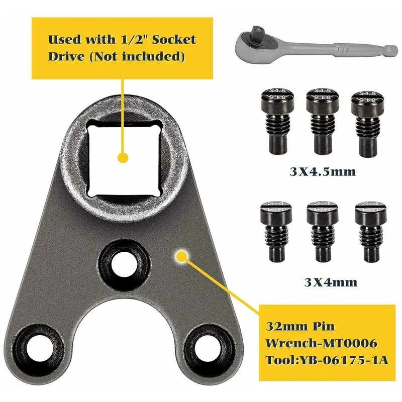 ANX kunci pas Pin tempel MT0006, Trim/Tilt 32mm X 4mm Trim/Tilt tutup pada silinder hidrolik untuk Yamaha,Suzuki,Johnson,Honda Tools