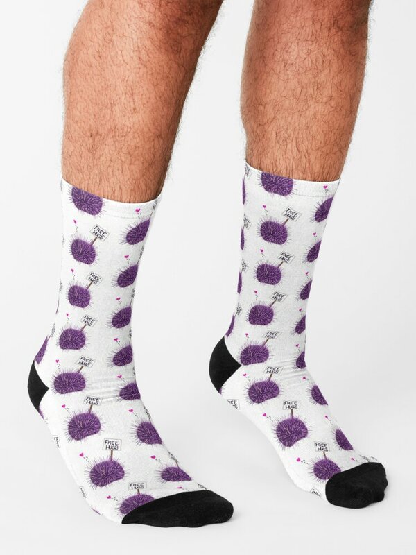Носки с изображением морских обнимашек, новые носки, противоскользящие, новая коллекция, носки для нового года, носки для женщин и мужчин