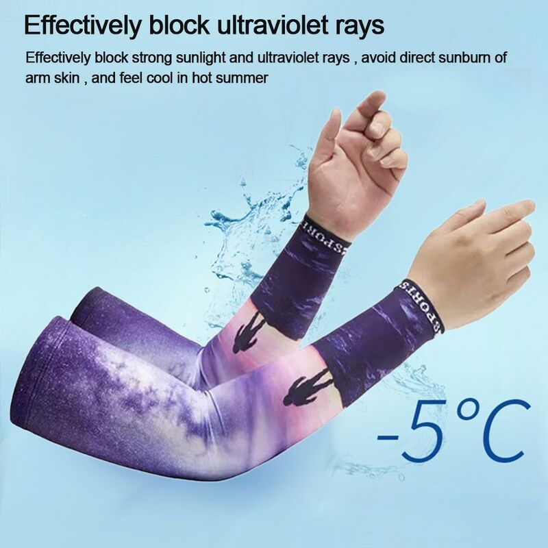 New Summer Cooling Running Sportswear manicotti protezione solare copertura del braccio per Sport all'aria aperta