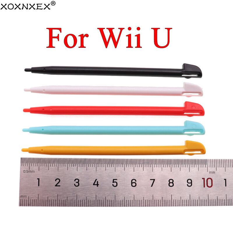 ปากกาสไตลัสสัมผัสสำหรับ nintend Wii U GamePad ปากกาทัชสกรีนสีสันสดใสปากกาเขียนด้วยลายมืออุปกรณ์เล่นเกม