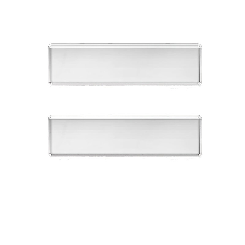 Mohamm-Clear Adhesive Shelf Tag Pockets, Titulares Etiqueta para Organizar Classificar Itens, Papelaria, Material de Escritório, 60 Pcs