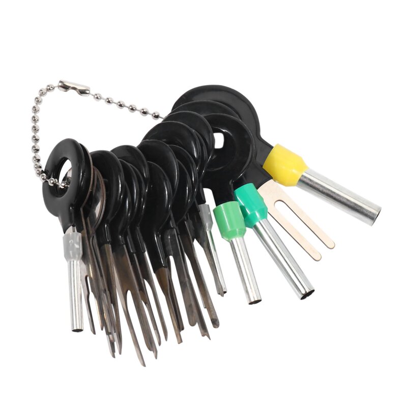 21 Stück Klemmen entfernen Schlüssel werkzeuge für Auto, Auto elektrische Verkabelung Crimp verbinder Pin Extractor Puller Reparatur Entferner Schlüssel