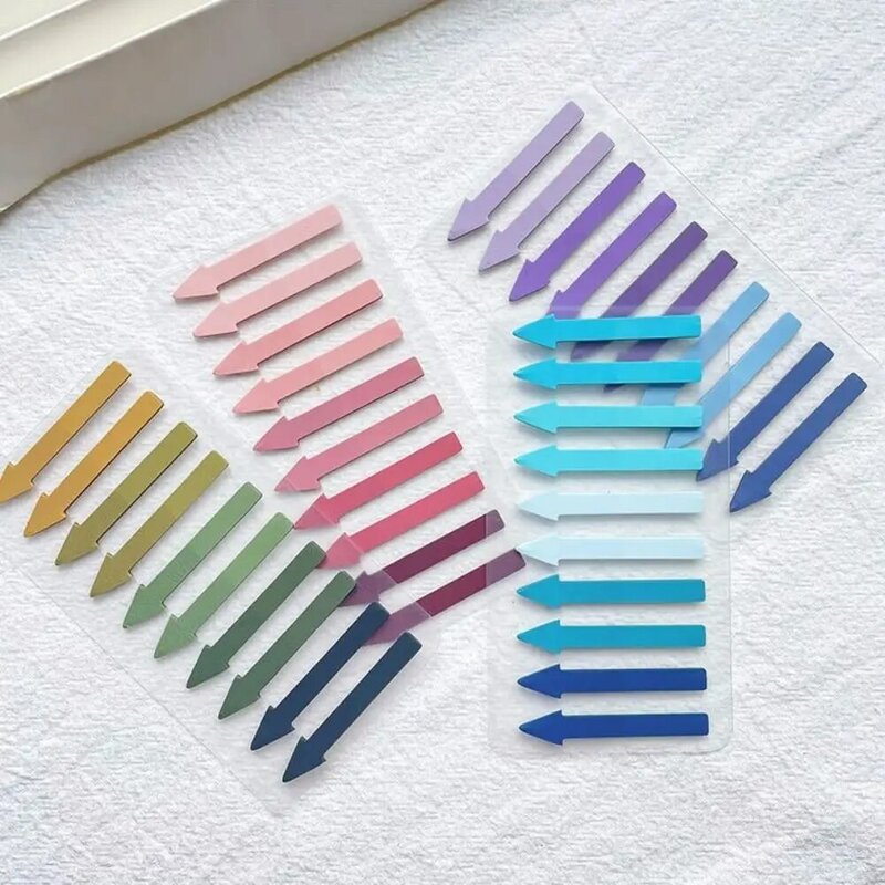 200 Sheets Transparent Fluorescent Index Tabs PET Arrow Flags Sticky Note For Page Marker Planner Stickers Office School