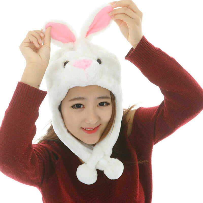 Simpatico cartone animato peluche animale cappello Kawaii inverno caldo prestazioni partito divertente Anime gatto coniglietto cappello Cosplay Cap per uomo donna adulto