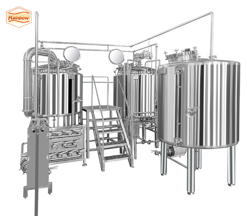 Craft Beer Brewing Equipment, Factory Brewing System, 5hl Complete, Micro Brewery, Chile, 500l