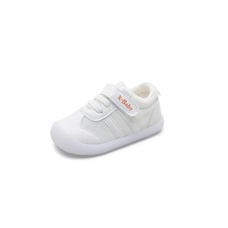 Zapatos de fondo suave para bebé, niño y niña, calzado de malla transpirable para caminar, Color sólido, fruta, otoño