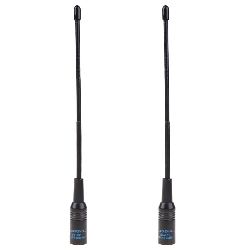 2x sma-männliche flexible antenne 144/430mhz NA-701 dual band für yaesu VX-3R7R radio drops hip