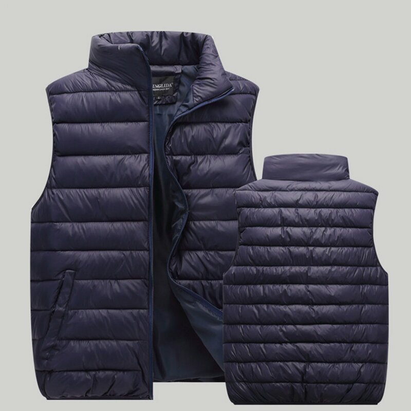 여성용 덕다운 조끼 2023 코트, 초경량 민소매 퍼퍼 조끼, 초박형 따뜻한 경량 다운 재킷, 겨울