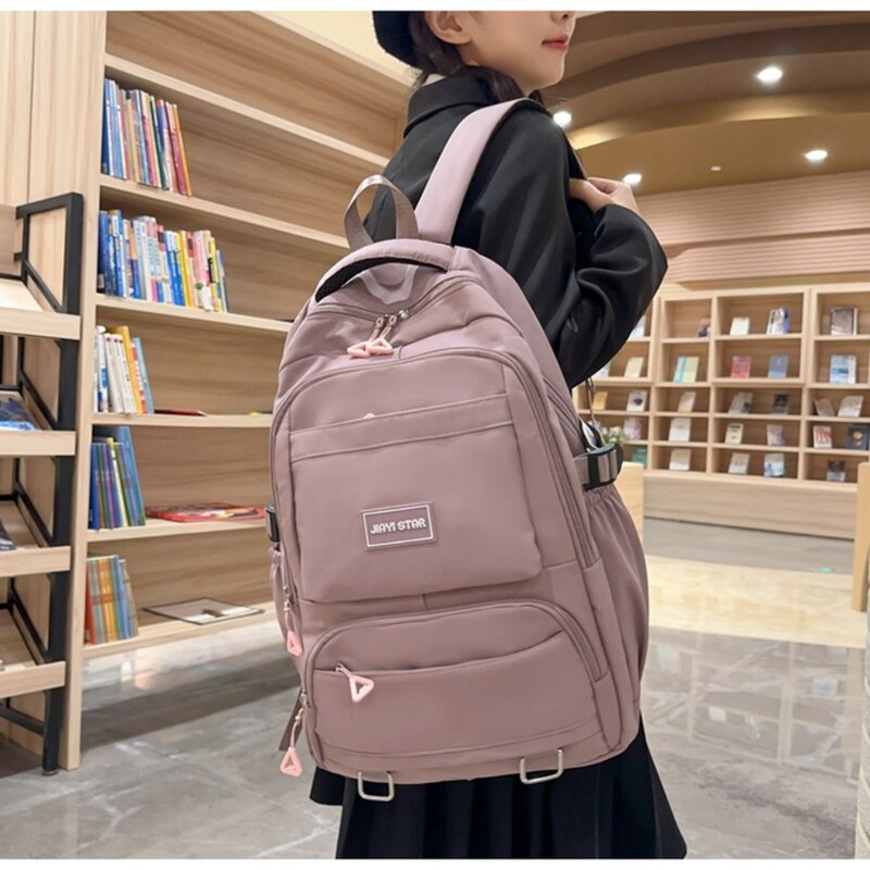 Nylon Schoolbag New High-capacity Soft Waterproof Backpack Fashion Backpack