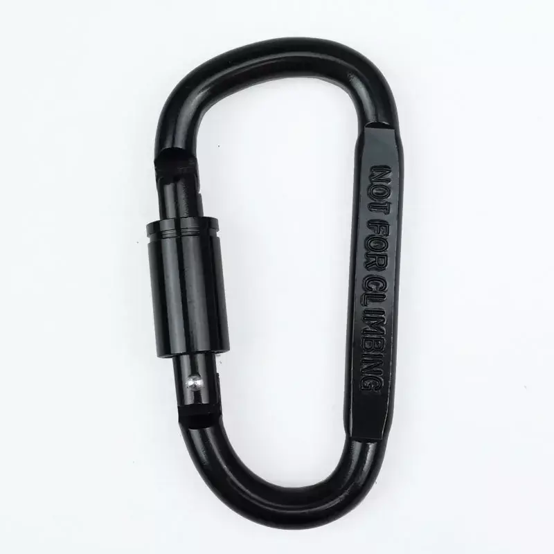 1PCS Aluminium Alloy Colorful Carabiners Safety Buckles Outdoor Sports Keychain Climbing Button  Camping Hiking Key Hooks #8