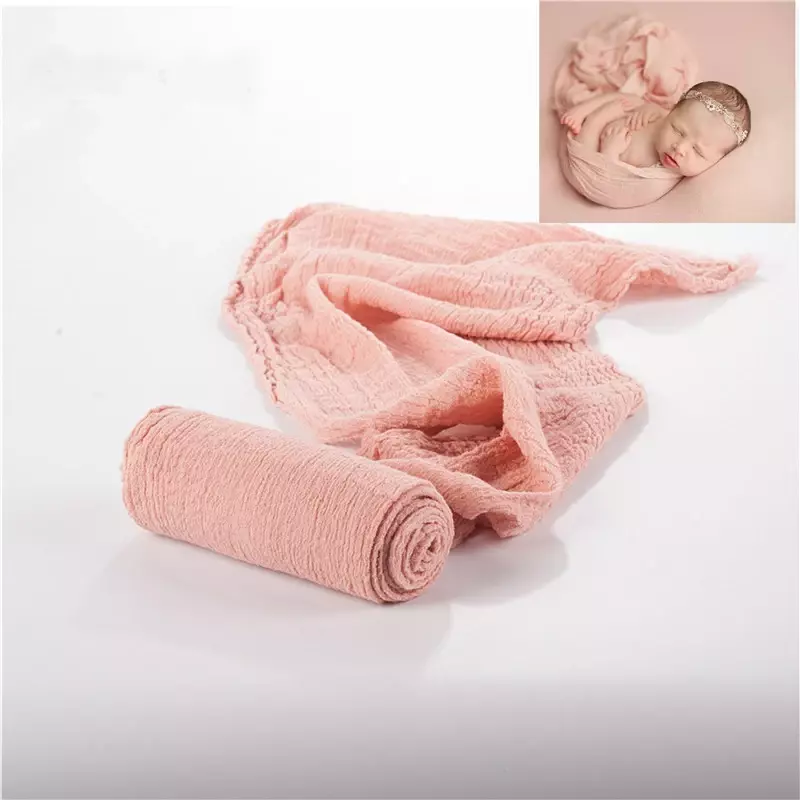 Stretchable Algodão Swaddling Cobertor para o Bebê Recém-nascido, Fotografia Props, Soft Wrap, Backdrop, Bebês Acessórios