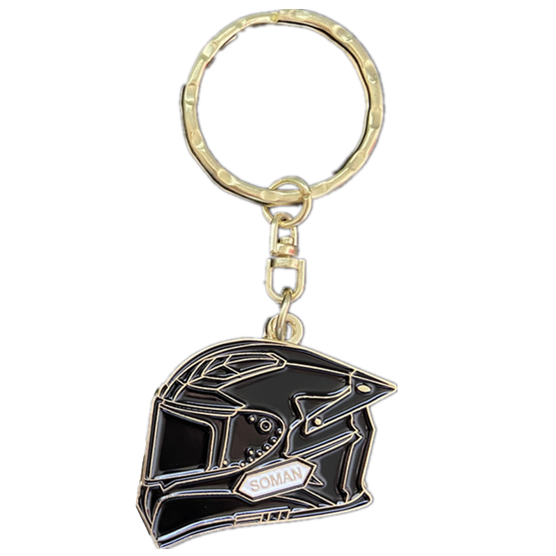 SOMAN Motorrad Helm Zubehör & Teile Helm Schlüssel Kette Moto Helme Prim Cascos Dekoration Schlüssel Ring für Motorrad Fans